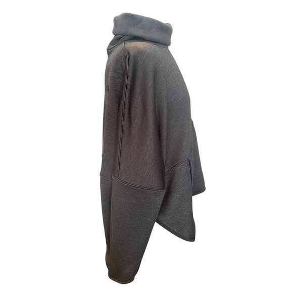 The North Face Cowl Neck Pullover Sweatshirt Women’s M/L Gray Funnel Neck Cozy - Picture 6 of 12